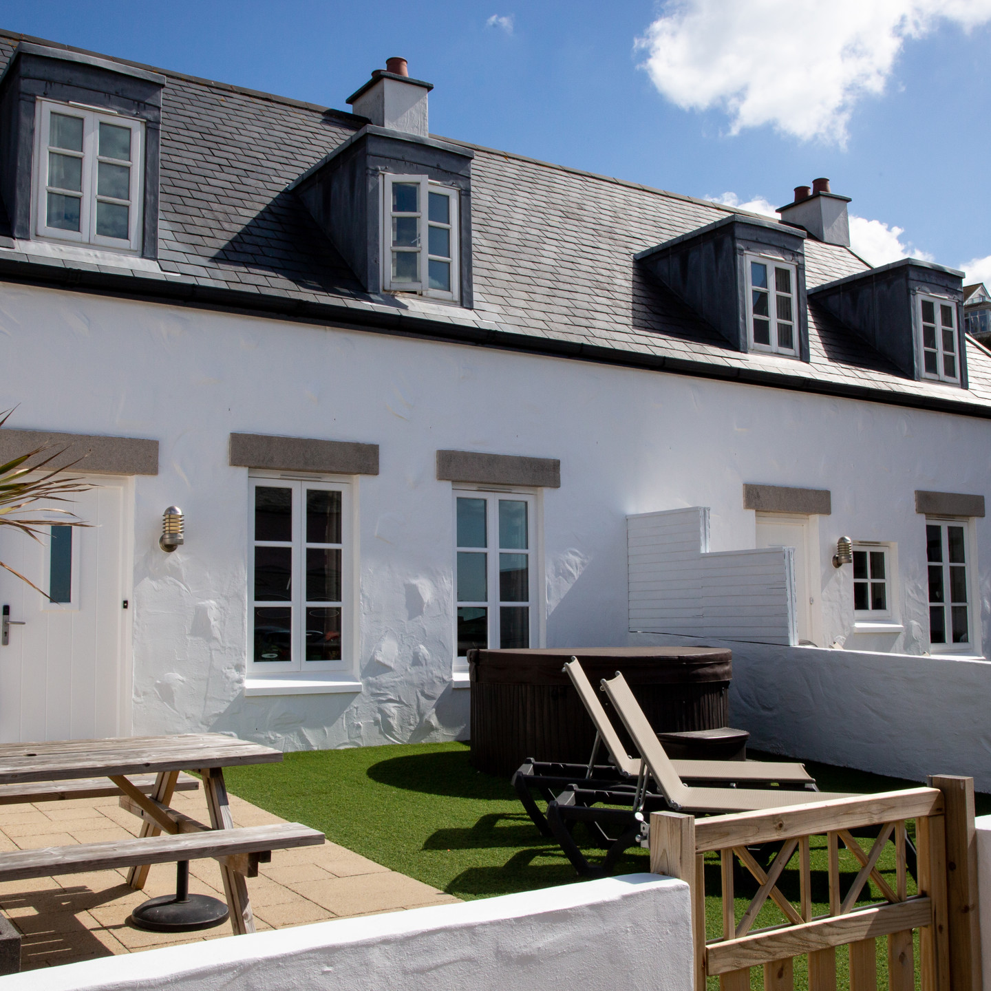 Exterior of cottage