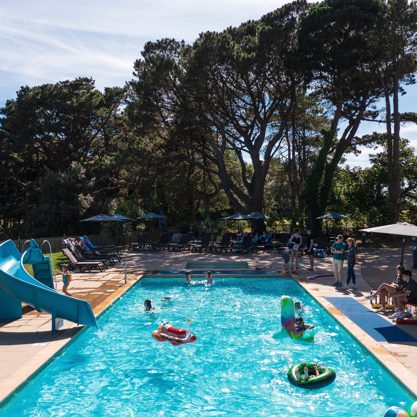 Our outdoor pool