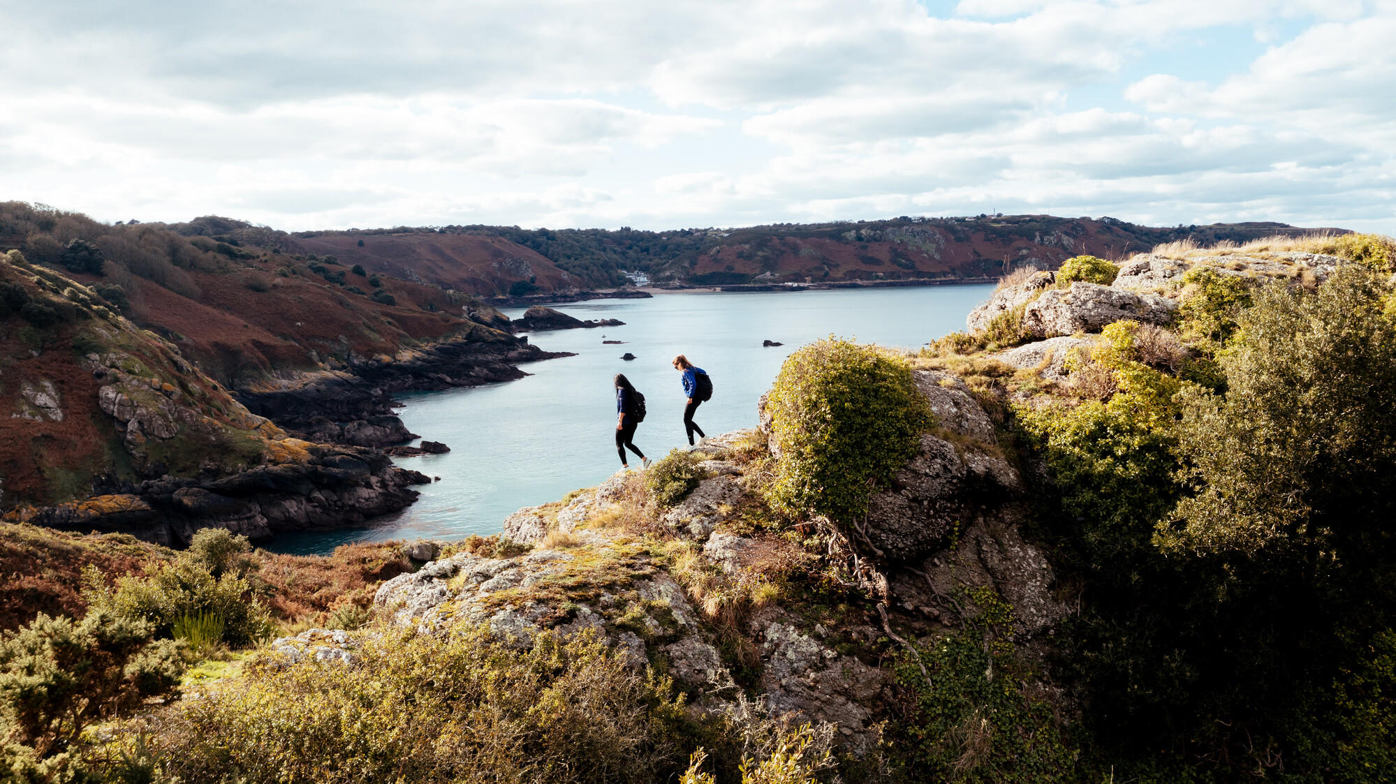 Couple on a West Coast Walk
