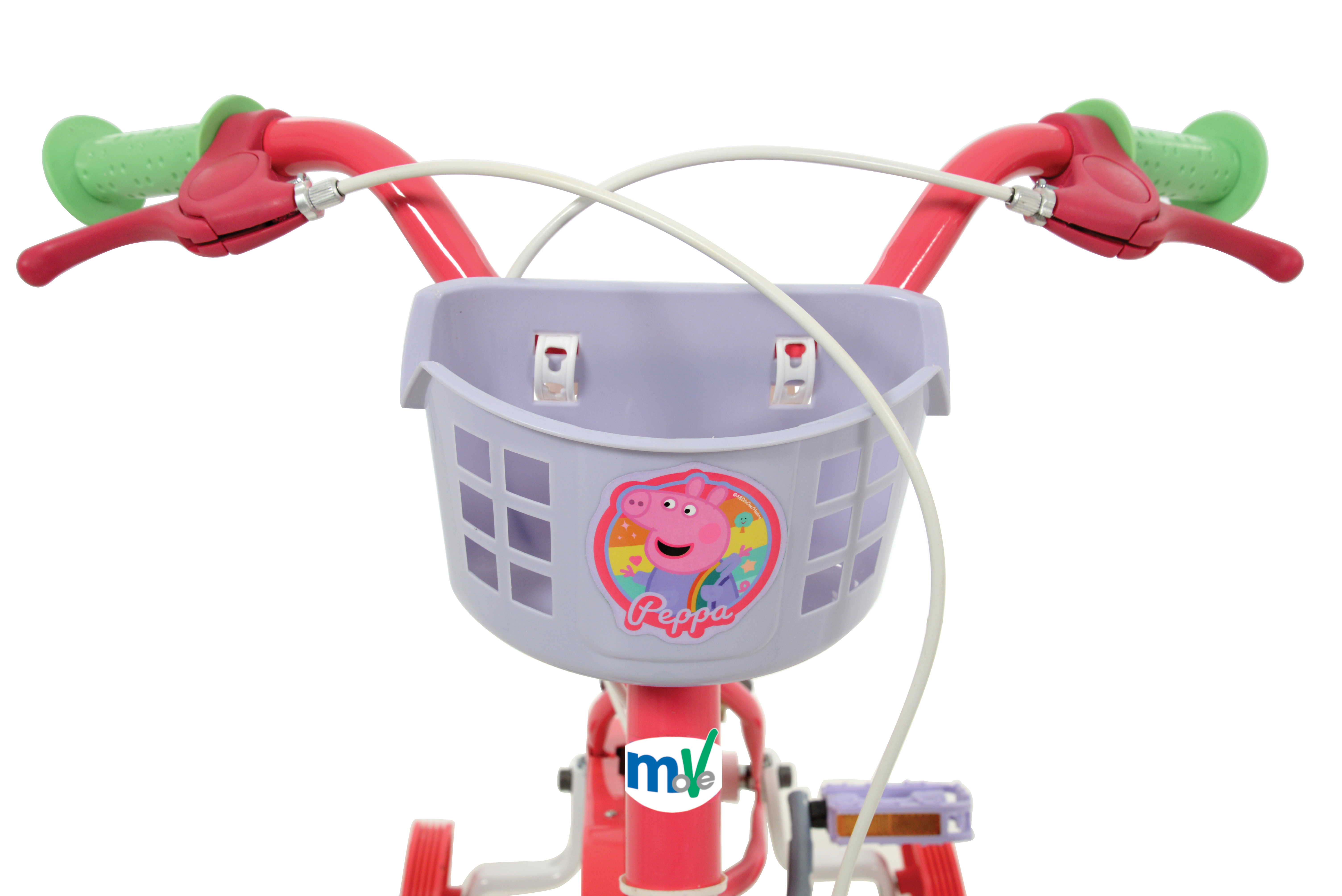 peppa pig on bike