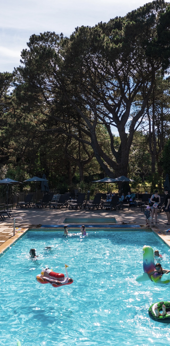 Our outdoor pool