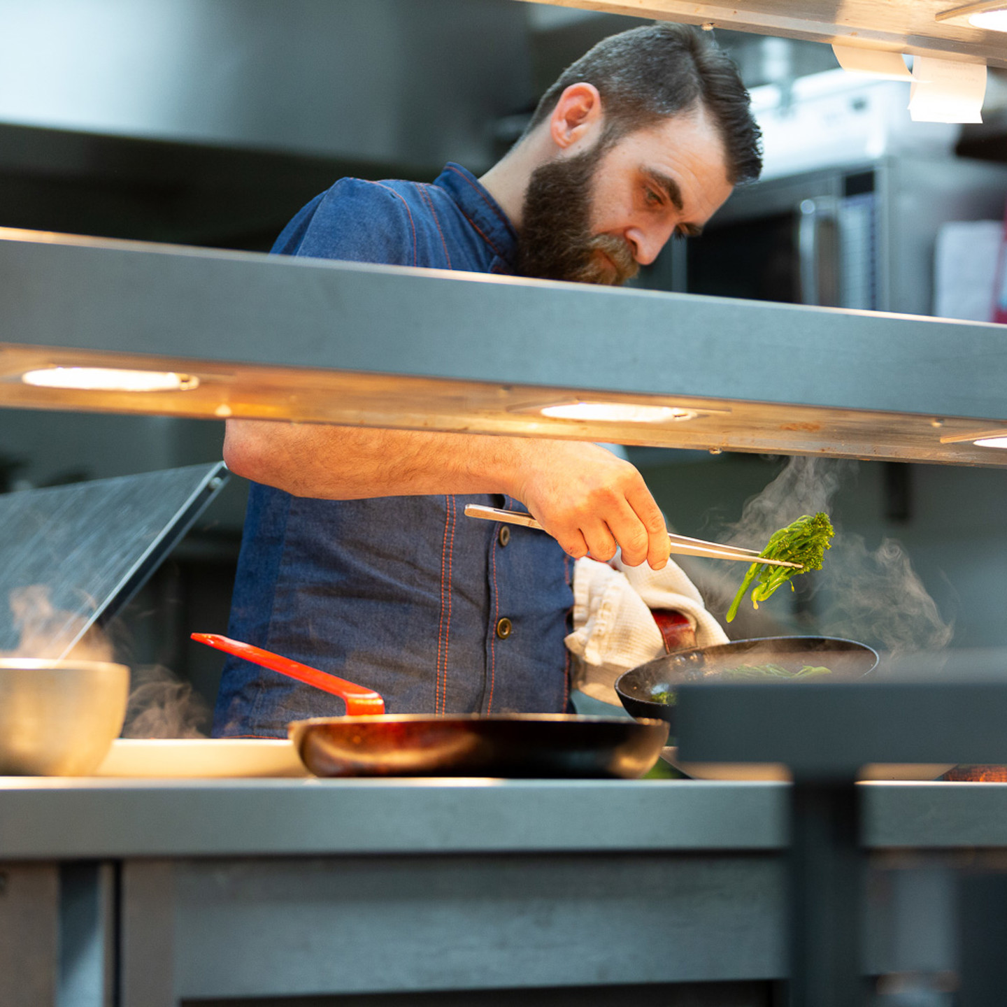 Chef in our kitchen