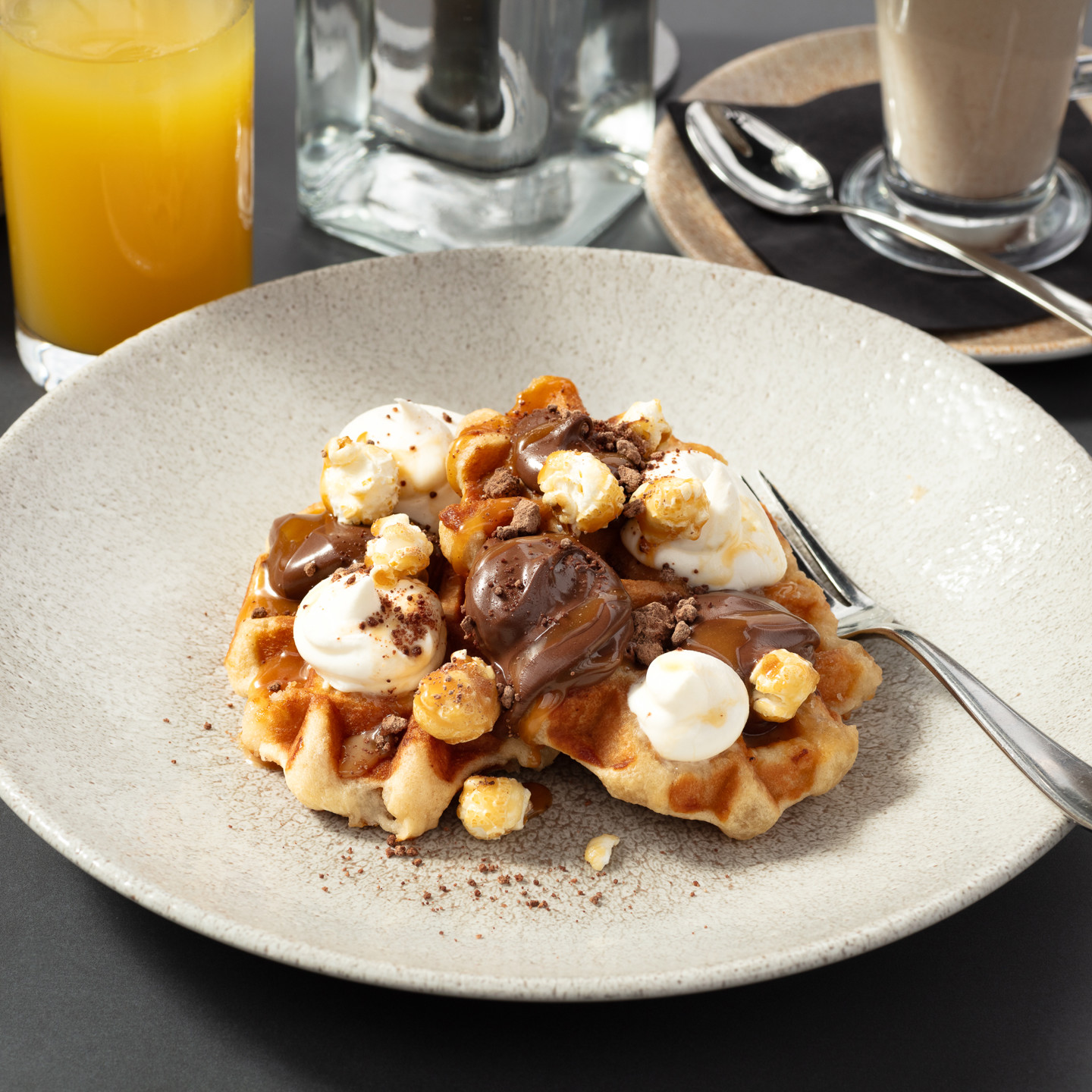 Chocolate waffles